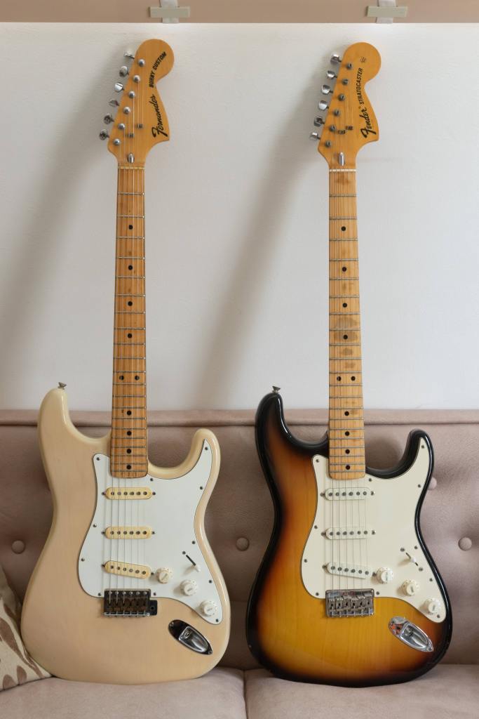 Fernandes FST Burny Custom Fender '70s copy stratocaster フェルナンデス バーニーカスタム 70年代 1975 75年 ブロンド Blonde